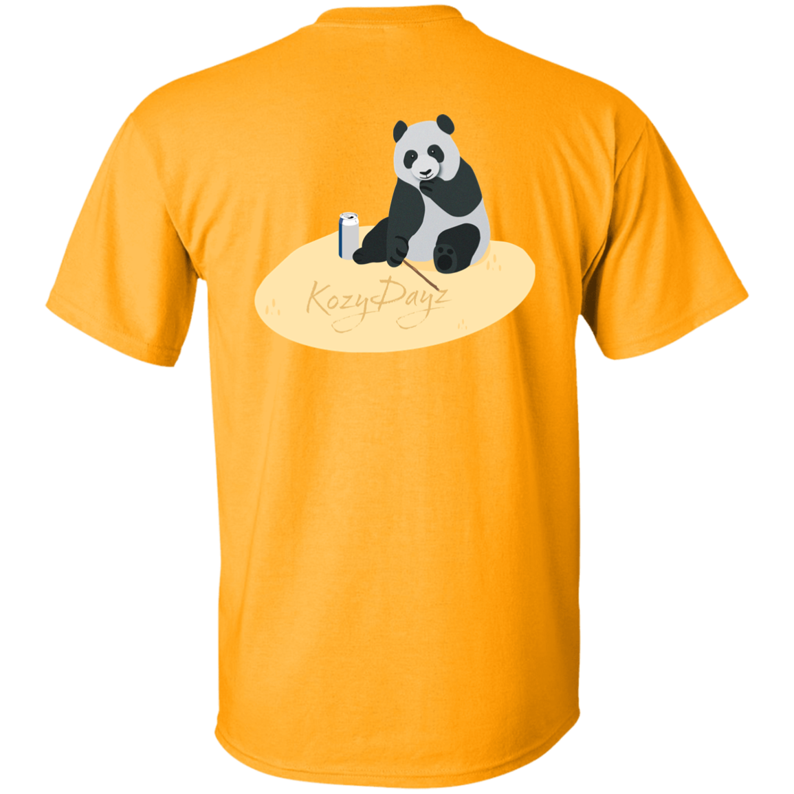 Kozy Dayz  5.3 oz. T-Shirt (Front and Back Logo)
