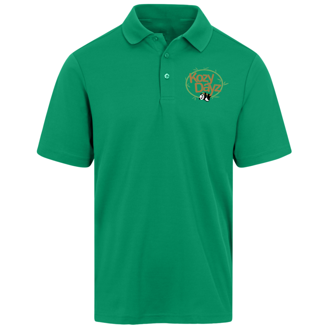 Kozy Dayz CrownLux Mens Plaited Polo